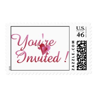 You're Invited Valentine Stamp stamp