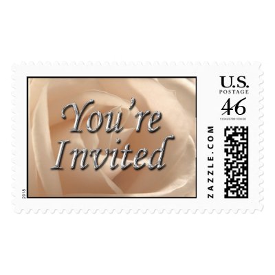 You&#39;re Invited Wedding Stamps