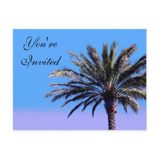 You're Invitee palm tree Postcards