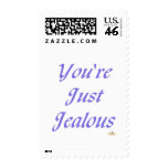 You're Just Jealous Blue postage