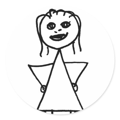 Stick Girl Figure