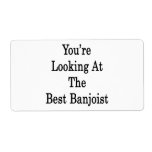 You're Looking At The Best Banjoist Personalized Shipping Label