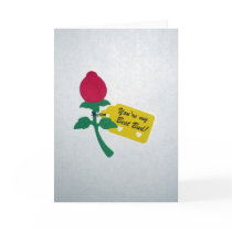 You're my best bud! greeting card