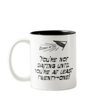 You're not dating! mugs