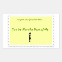 You're not the boss Alien sticker coupon