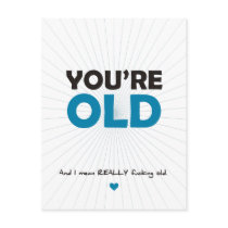 You're Old.  And I Mean REALLY Fucking Old Postcards