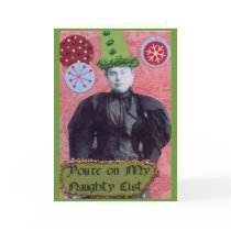 You're on My Naughty List cards