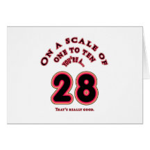 You're really Great...a 28. Greeting Card