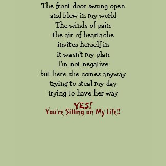 You're Sitting on My Life - Verse 1 shirt