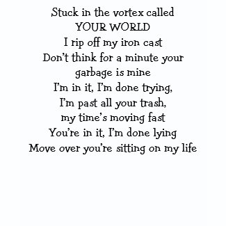 You're Sitting on My Life-Verse 2 shirt