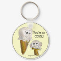 You're so COOL Ice Cream Faces Keychain