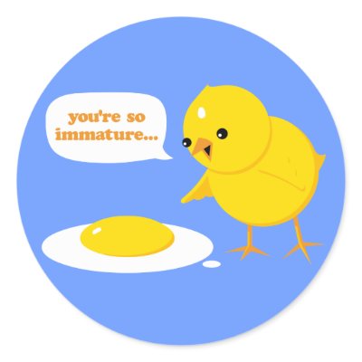 You're so immature... Sticker by VectorSmith