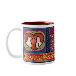 You're Special Kissing Love Birds mugs