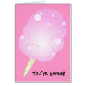 You're Sweet Cotton Candy Card by BellyJeans You're Sweet Cotton Candy Card