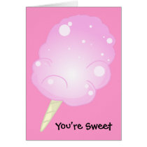 You're Sweet Cotton Candy Card by BellyJeans You're Sweet Cotton Candy Card