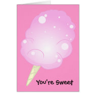 You're Sweet Cotton Candy Card card