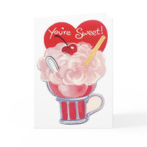 You're Sweet Vintage Retro Soda Card