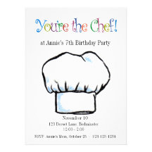 You're the Chef invitation
