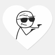 You're The Man - Heart Stickers