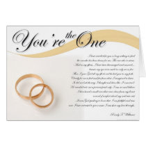 You're the one cards by poet480 You're the one cards
