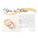 You're the one posters by poet480 You're the one posters