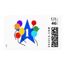 You're the Star 1st Birthday Tshirts and Gifts Stamps