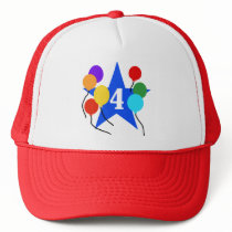 You're the Star 4th Birthday Tshirts and Gifts hats