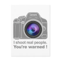You're Warned! Postcard