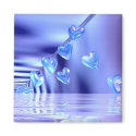 Yours Bluely magnets by Peerdrops Yours Bluely magnets