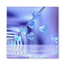 Yours Bluely magnets by Peerdrops Yours Bluely magnets