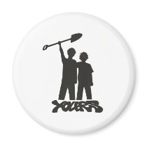 YOURS LOGO magnets