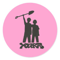 YOURS LOGO stickers