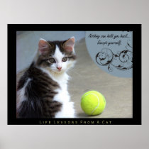 Yourself Life Lessons From a Cat Fine Art Print