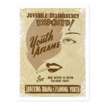 Youth Aflame Postcard postcards