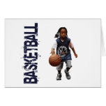 Youth Basketball Greeting Card