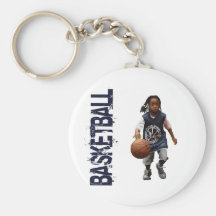 Youth Basketball Keychain