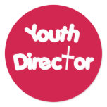 Youth Director Round Sticker
