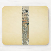 Youth flying a kite by Isoda, Koryusai, Ukiyoe Mouse Pad