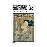 Youth flying a kite by Isoda, Koryusai, Ukiyoe postage