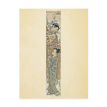 Youth flying a kite by Isoda, Koryusai, Ukiyoe Post Card