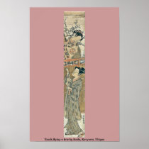 Youth flying a kite by Isoda, Koryusai, Ukiyoe Print