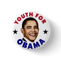 Youth For Obama Button by ObamaCentral Youth For Obama Button