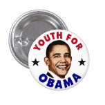 Youth For Obama Button