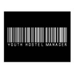 Youth Hostel Manager Bar Code Postcard