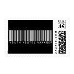 Youth Hostel Manager Bar Code Stamp