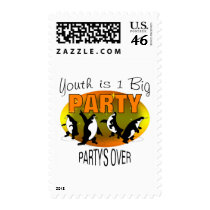 Youth Is 1 Big Party postage by fashionfiles Youth Is 1 Big Party postage