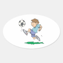 Youth Soccer Oval Sticker