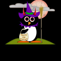 Youth T-shirt Halloween Penguin