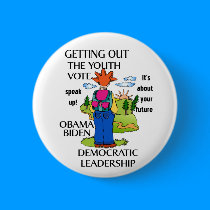 YOUTH VOTE -ROUND buttons by lunadaisy YOUTH VOTE -ROUND buttons
