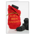 You've Been Naughty Christmas Card